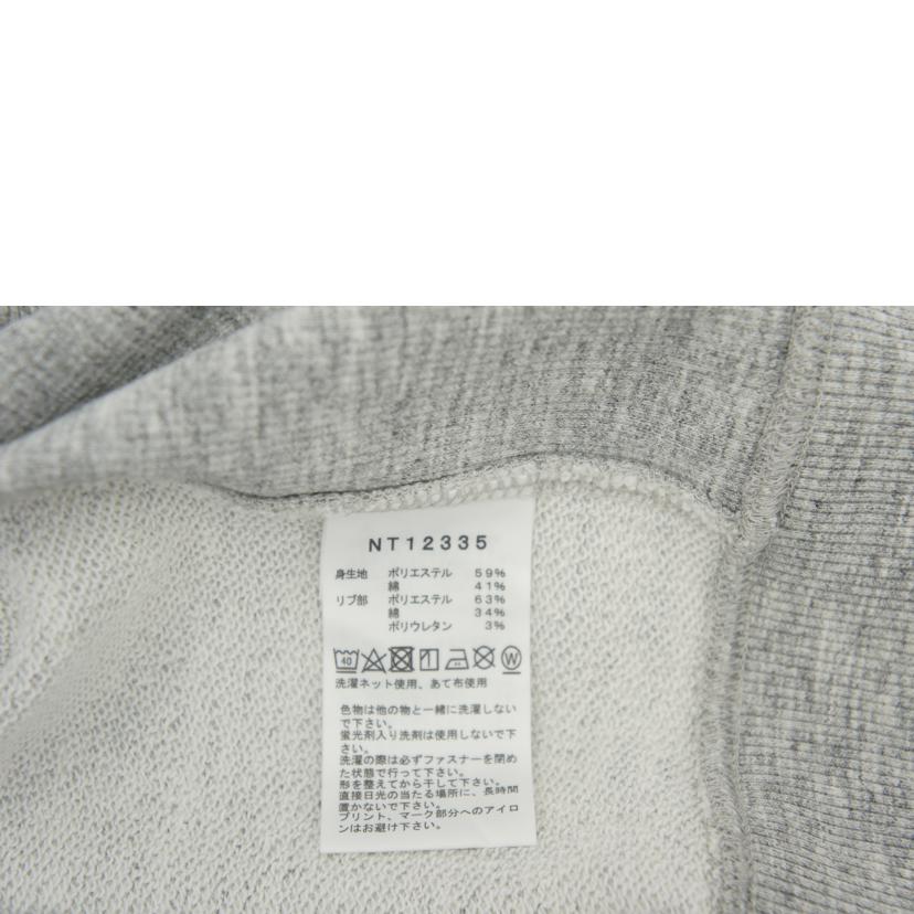 THE　NORTHFACE ノースフェイス/スクエアロゴフルジップパーカー／グレー/NT12335//Aランク/18