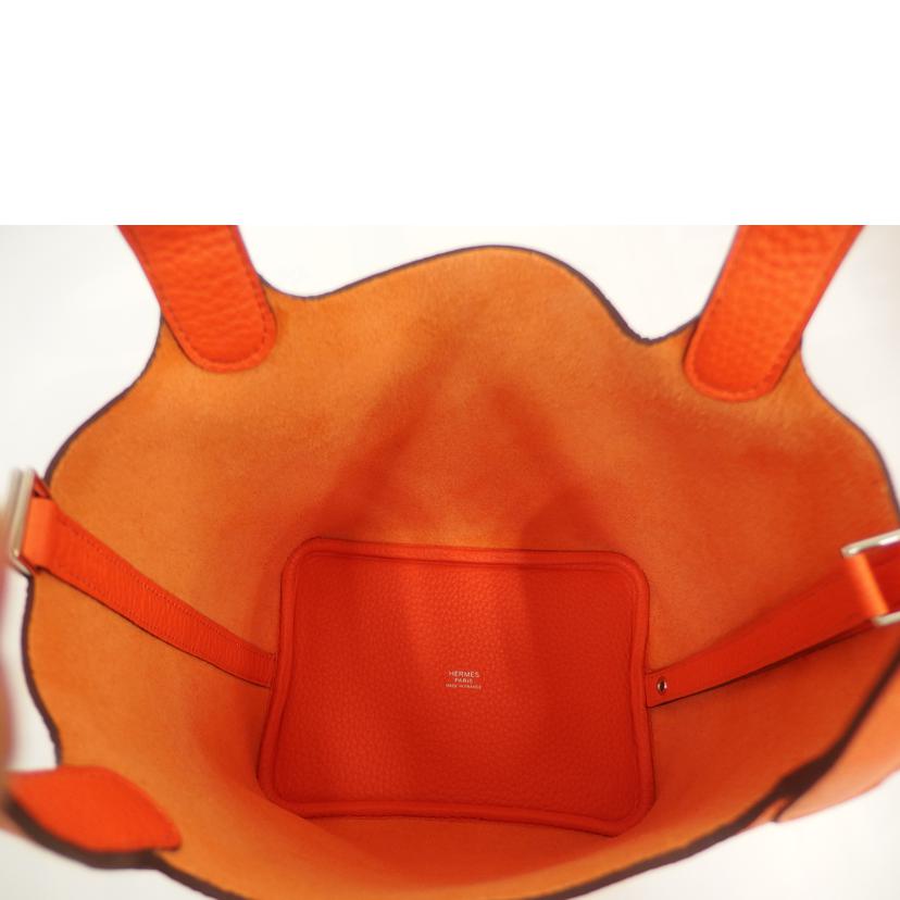 ＨＥＲＭＥＳ ｴﾙﾒｽ/ピコタンロック１８／ＰＭ／トリヨンクレマンス／オレンジ//W刻印*******/SAランク/82