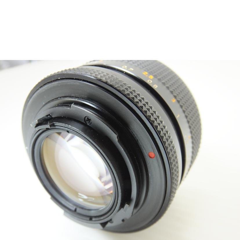 Carlzeiss カール・ツァイス/50mm単焦点レンズ/Planar 50mmF1.4//6060230/ABランク/88