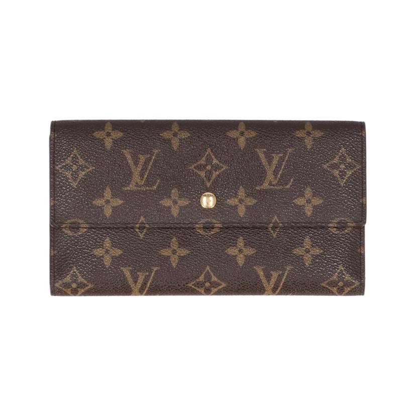 LOUIS　VUITTON ルイヴィトン/ポルトトレゾール　インターナショナル／モノグラム/M61215//TH0***/Aランク/01