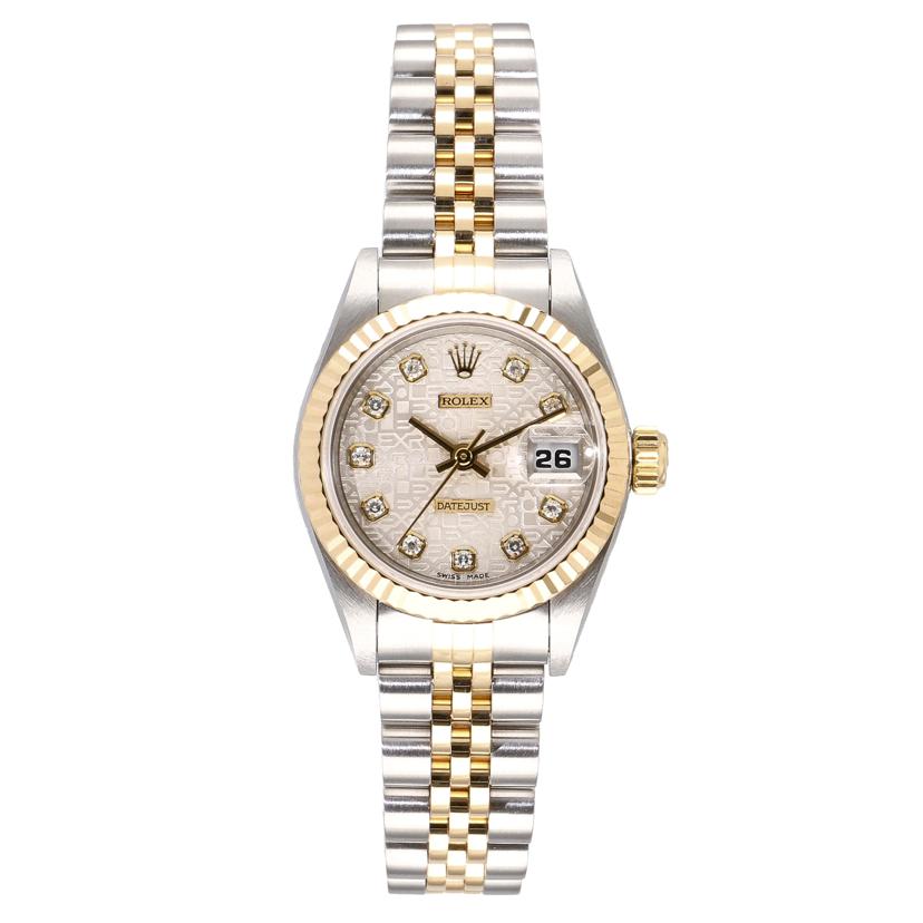 ROLEX ロレックス/デイトジャストレディ－ス10Pダイヤモンド／コンピュ－タ/69173G//W65****/Aランク/93