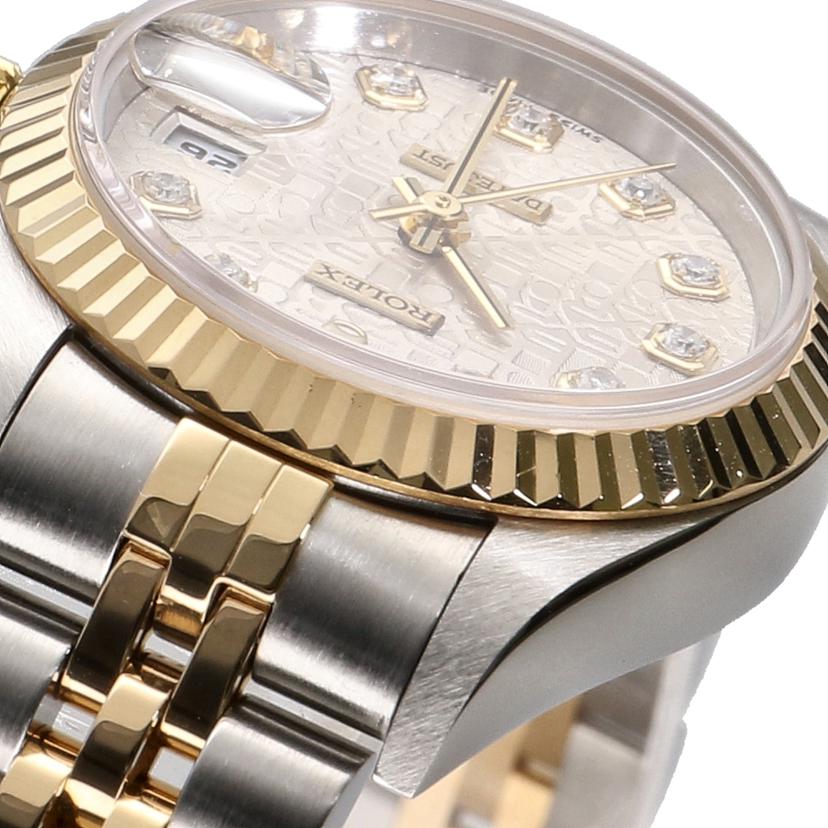ROLEX ロレックス/デイトジャストレディ－ス10Pダイヤモンド／コンピュ－タ/69173G//W65****/Aランク/93