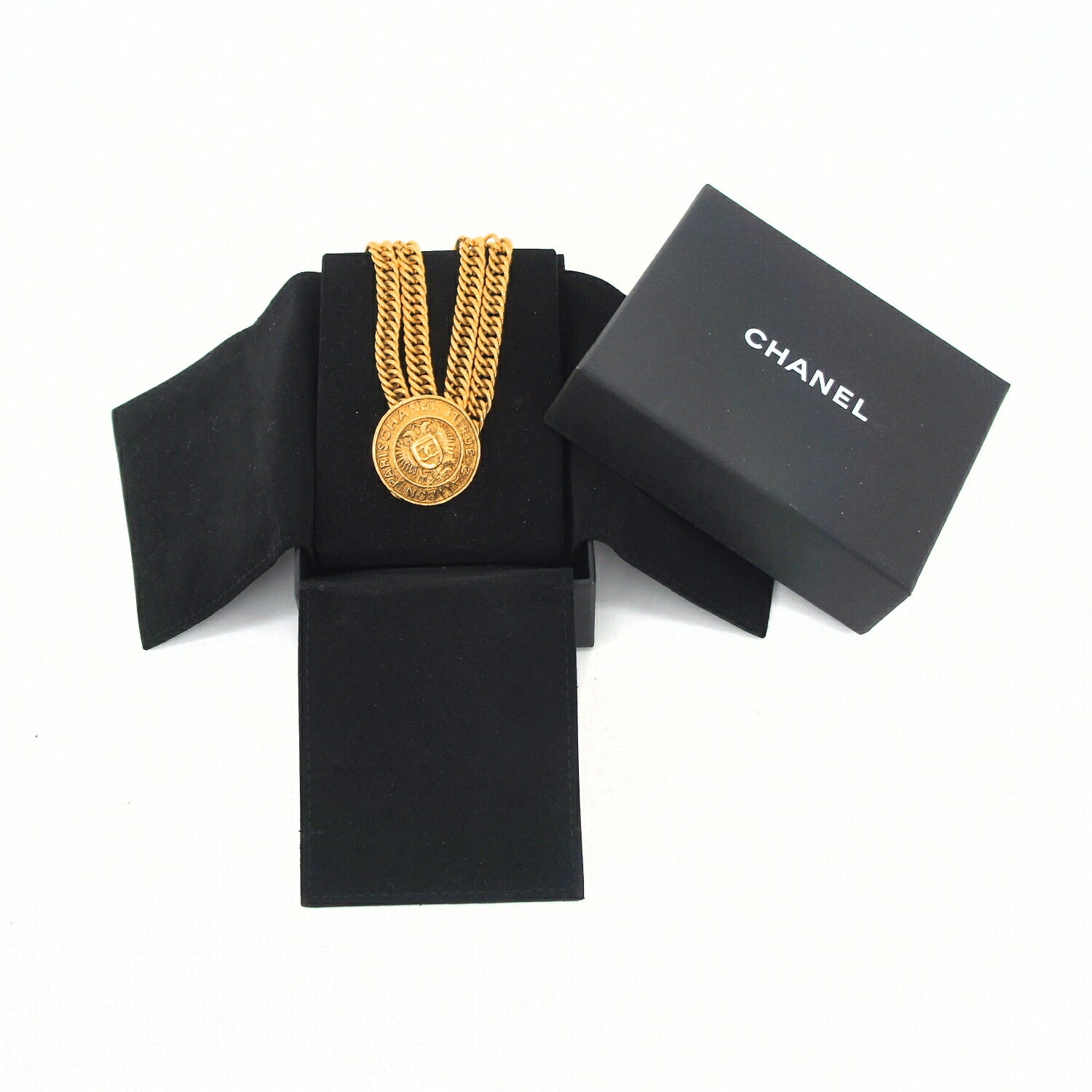 CHANEL シャネル/ココマークメダリオンネックレスGP／40cm//390*/ABランク/84