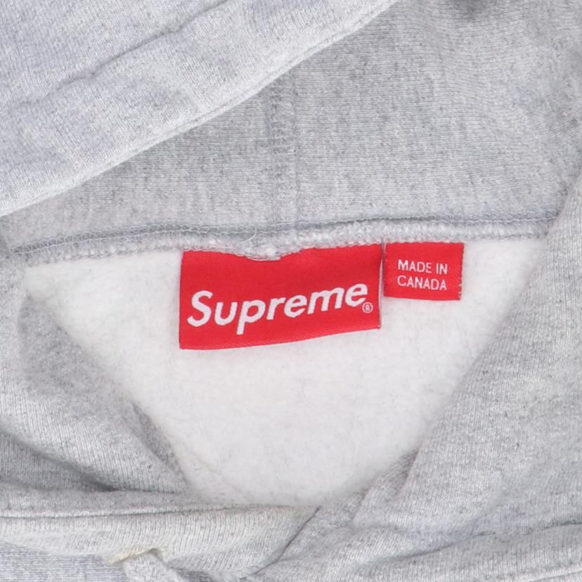 Supreme シュプリーム/胸ロゴ　プルオーバーパーカー／グレー/CA32812//RN101837/ABランク/18
