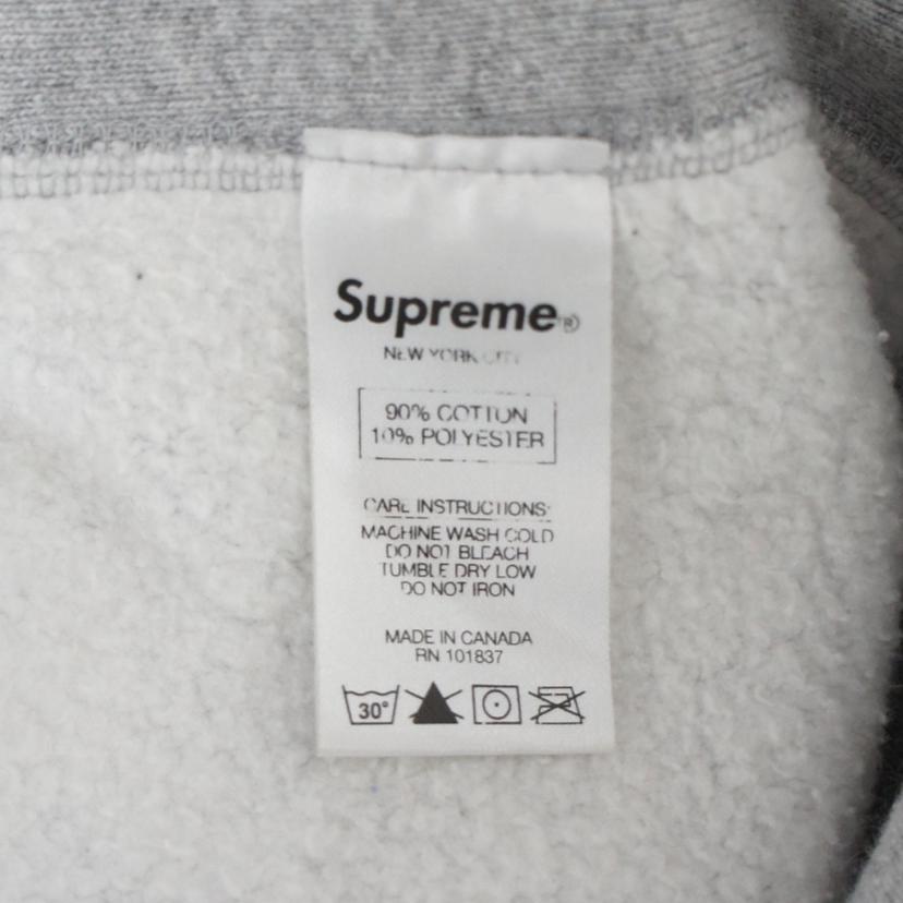Supreme シュプリーム/胸ロゴ　プルオーバーパーカー／グレー/CA32812//RN101837/ABランク/18