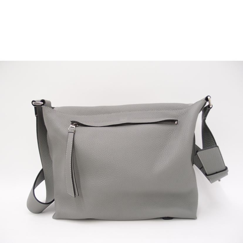 LOEWE ロエベ/ミニタリーメッセンジャーショルダー／グレー/316.41.N64//061***/Aランク/69