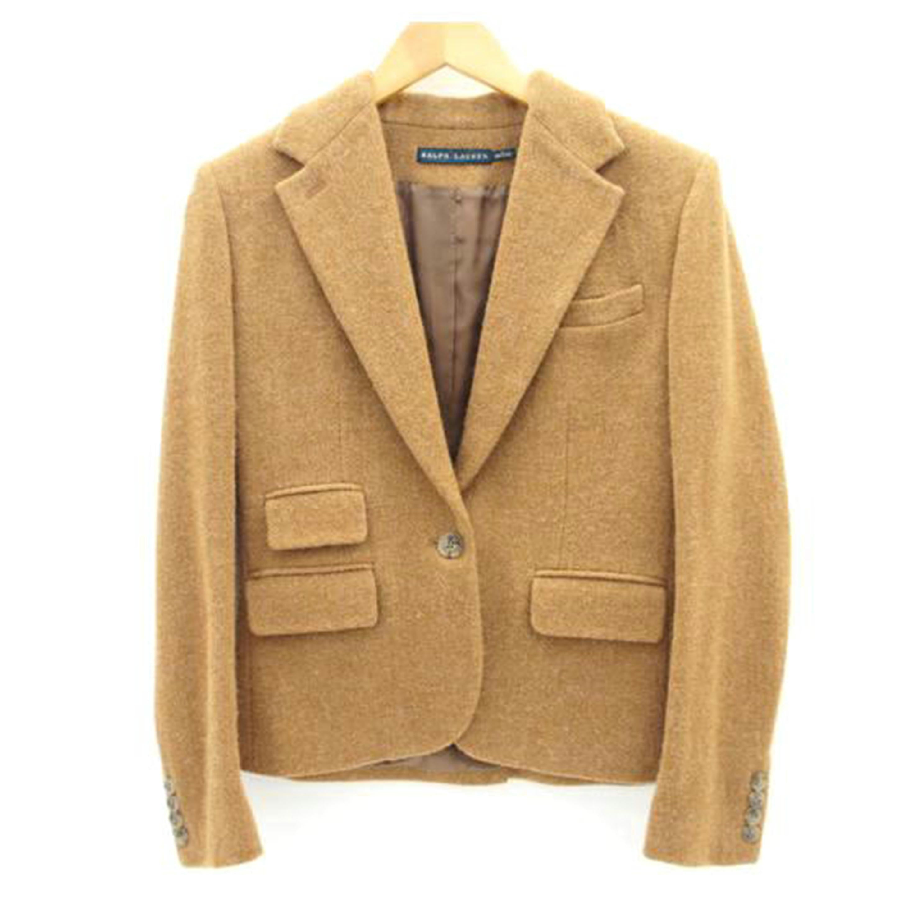 RALPH　LAUREN ラルフローレン/RALPH　LAUREN　ウール　ジャケット　キャメル//Bランク/78