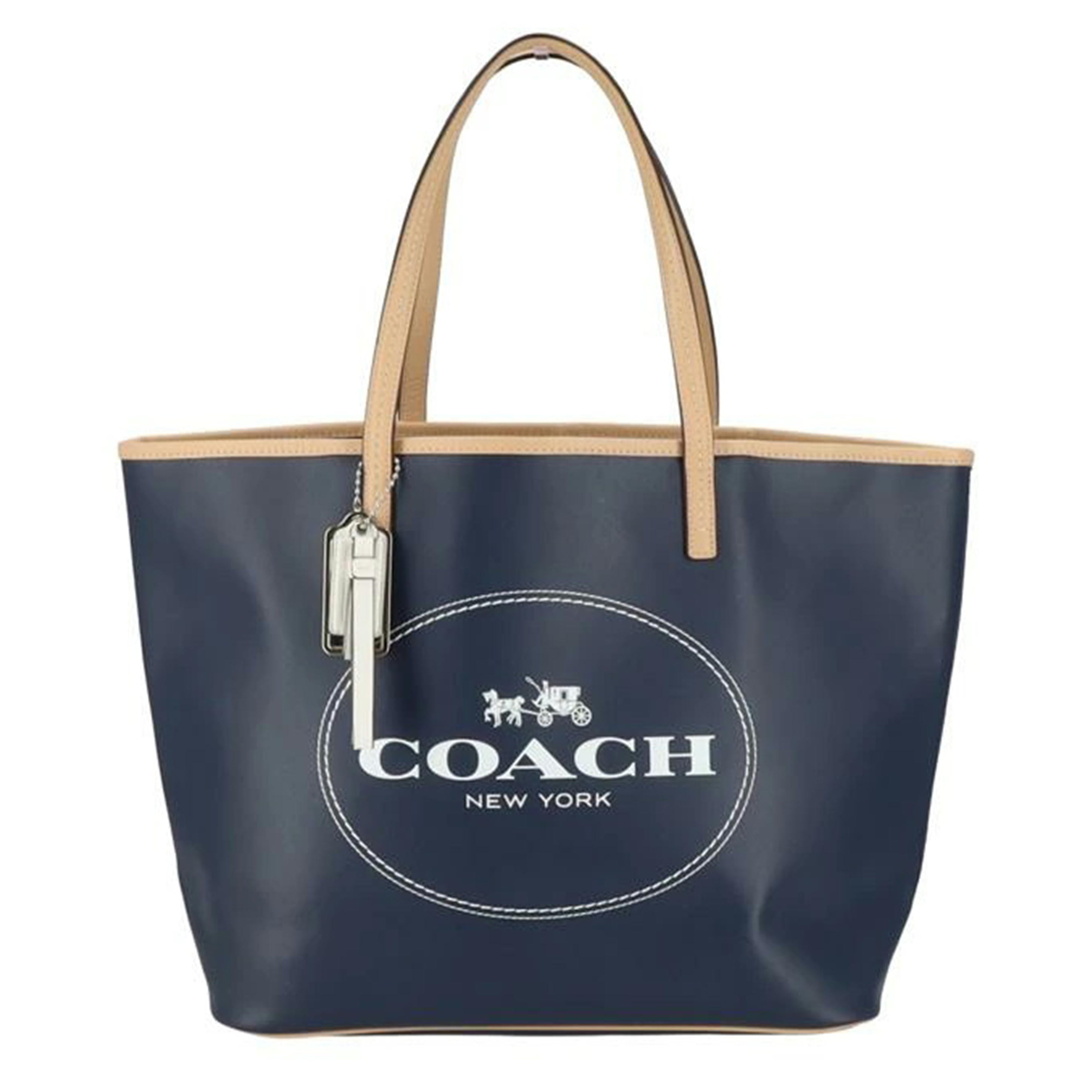 COACH コーチ/ホースアンドキャリッジ／トートバッグ／ネイビー/F31315//D14**/Aランク/18