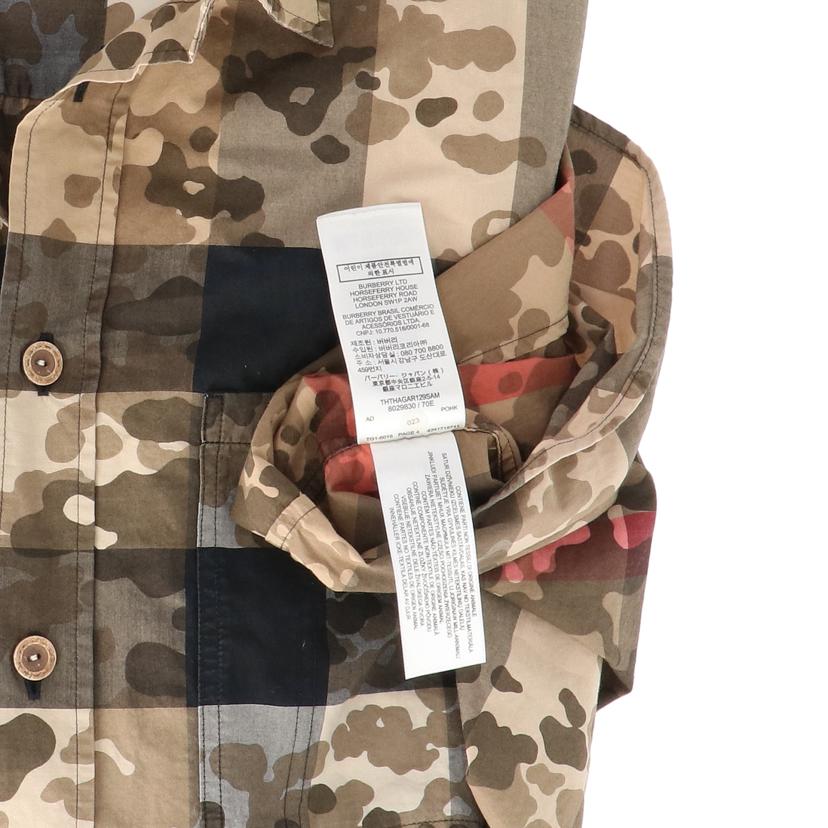 BURBERRY バーバリー/カモ柄バーバリーチェックシャツ/8029830//ｻｲｽﾞ:XL/ABランク/91