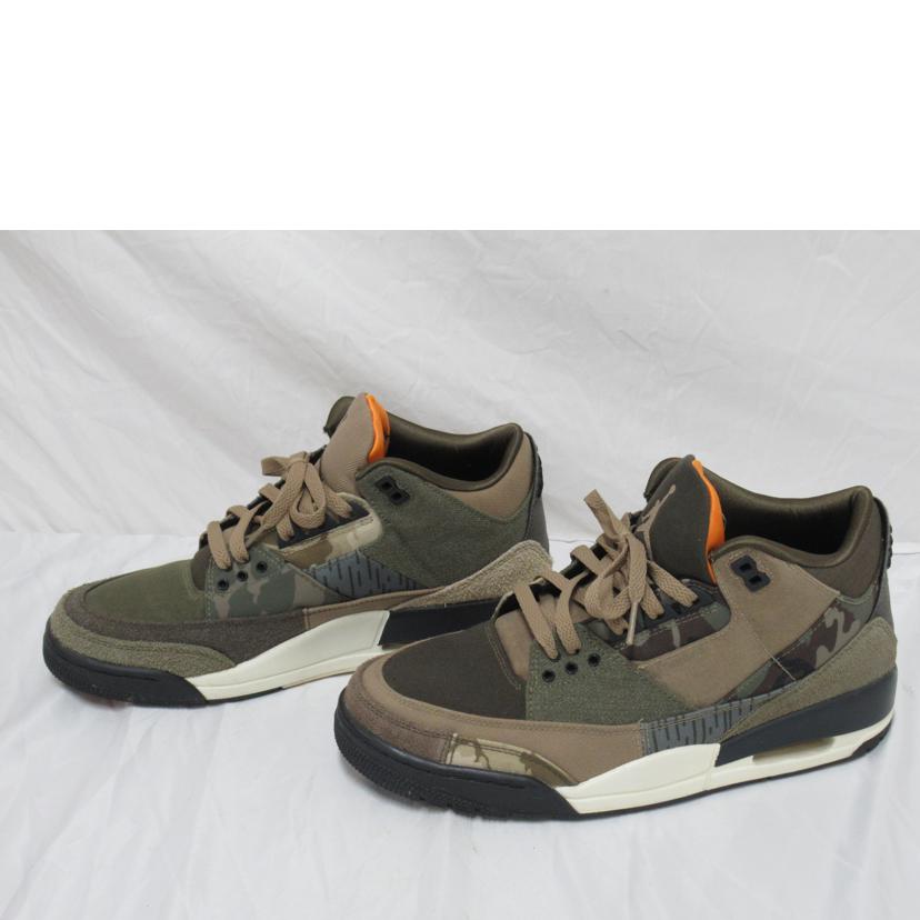 NIKE/エアジョーダン3レトロSE／カーキ／1020/DO1830　200//Aランク/63