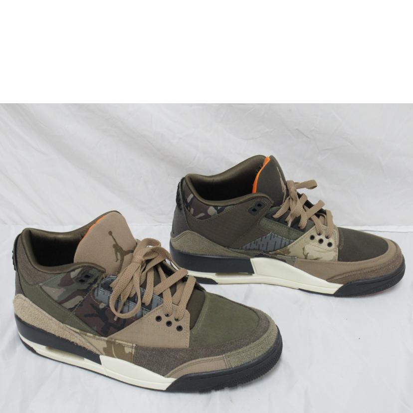 NIKE/エアジョーダン3レトロSE／カーキ／1020/DO1830　200//Aランク/63