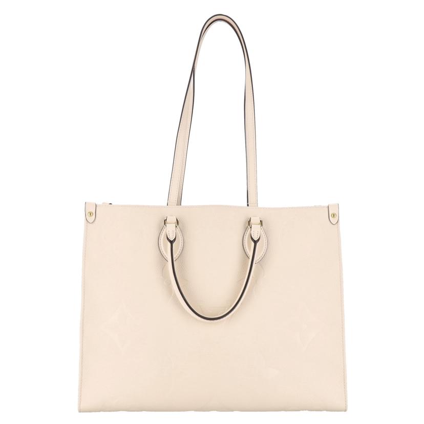 LV ルイヴィトン/オンザゴーGM／アンプラント／クレーム/M45081//DU5***/SAランク/75