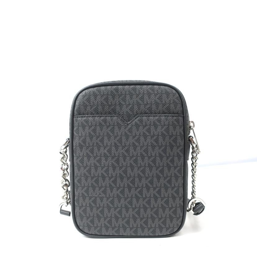 MICHAEL　KORS マイケルコース/チェーンクロスボディミディアム　ショルダーバッグ　ブラック　総柄/35F1STVC2B//Aランク/65
