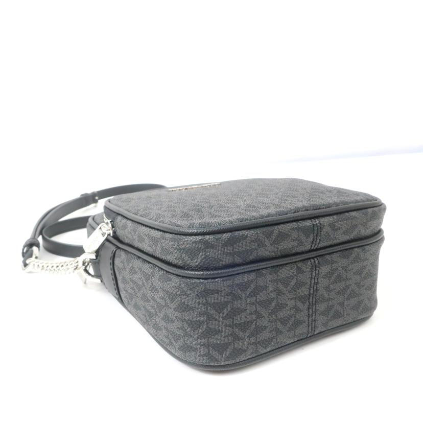 MICHAEL　KORS マイケルコース/チェーンクロスボディミディアム　ショルダーバッグ　ブラック　総柄/35F1STVC2B//Aランク/65