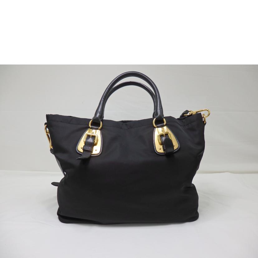 PRADA プラダ/2wayナイロンハンドバッグ／黒/BN1902//165/ABランク/84