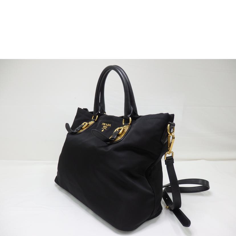 PRADA プラダ/2wayナイロンハンドバッグ／黒/BN1902//165/ABランク/84