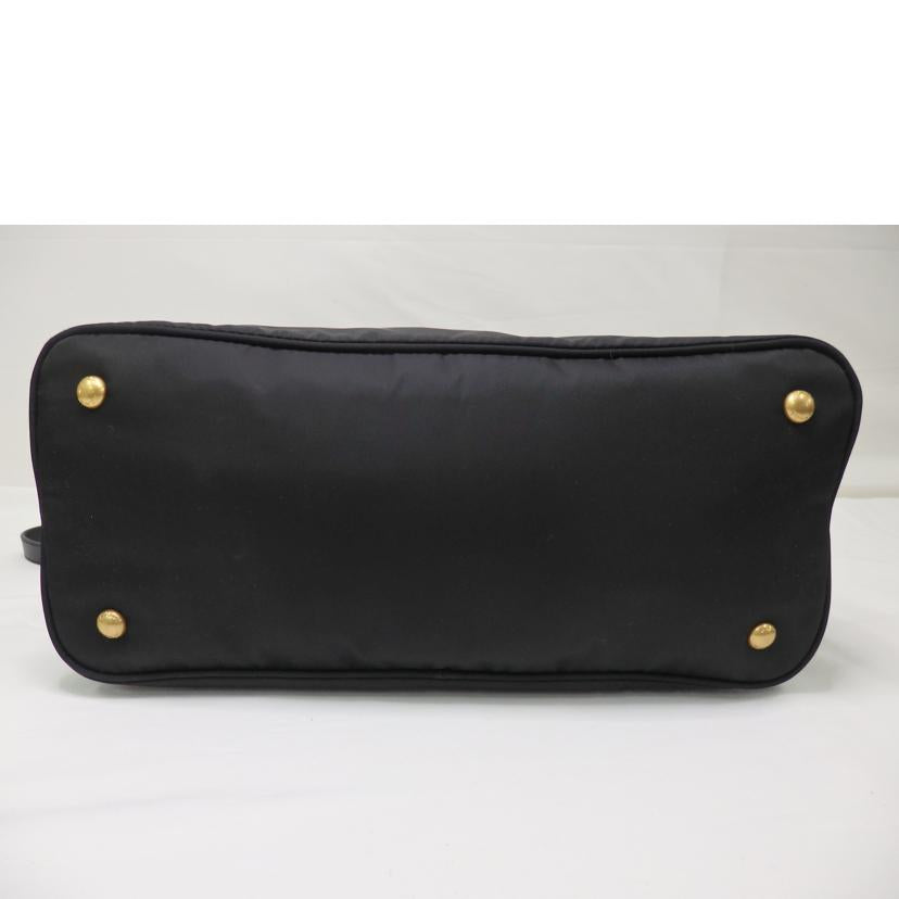 PRADA ブラック Prada Black Vernice Saffiano Lux Small Sound Crossbody Bag