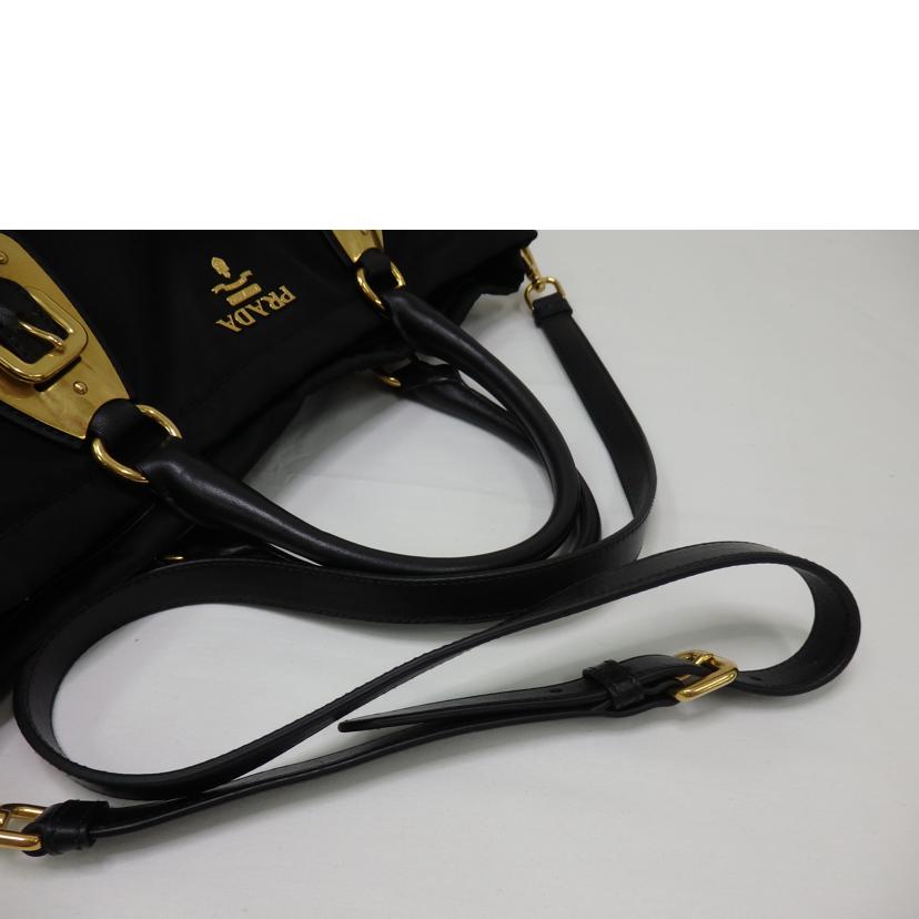 PRADA プラダ/2wayナイロンハンドバッグ／黒/BN1902//165/ABランク/84