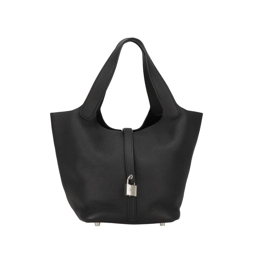 HERMES エルメス/ピコタンロックMM／トリヨンクレマンス／ブラック//YPU*****/SAランク/93