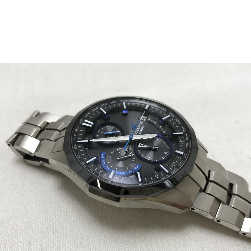 CASIO カシオ/OCEANUS Manta 電波ソーラー/OCW-S3001-1AFJ/440***/ABランク/51【中古】 CASIO カシオ/時計｜WonderREX-ONLINE 公式通販サイト