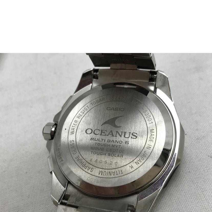 CASIO カシオ/OCEANUS　Manta　電波ソーラー/OCW-S3001-1AFJ//440***/ABランク/51