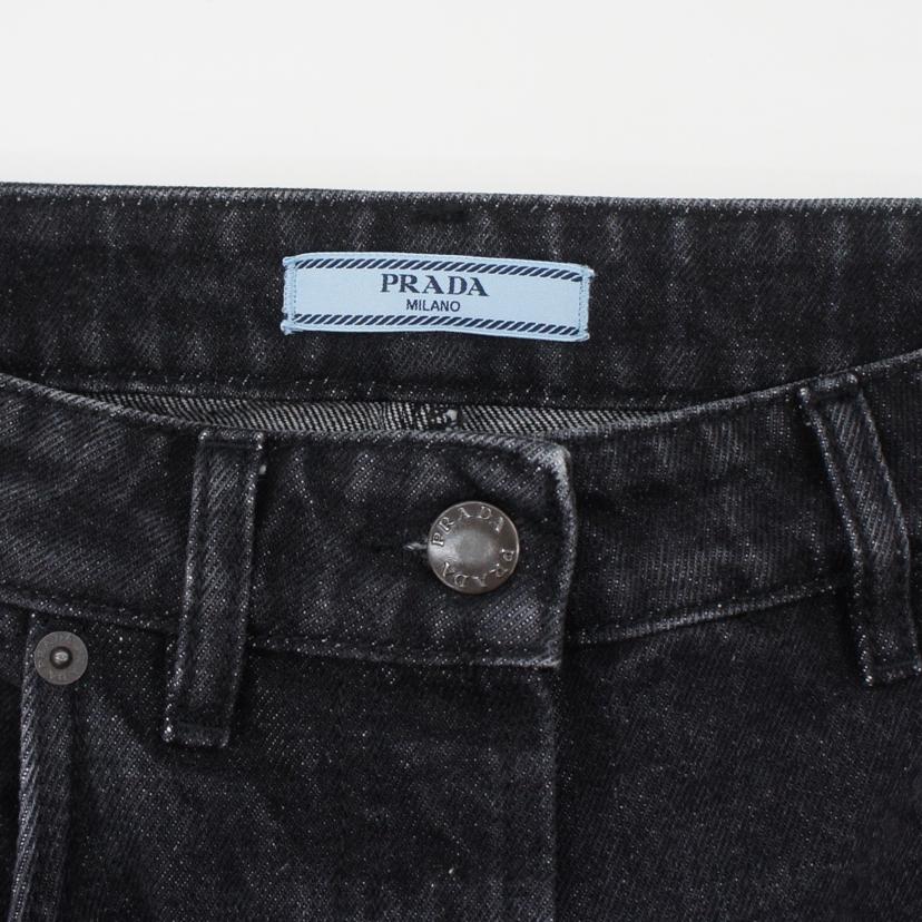PRADA プラダ/ダメージ加工トライアングルロゴデニムスカート/GFD163 S222//ｻｲｽﾞ:38/Aランク/91