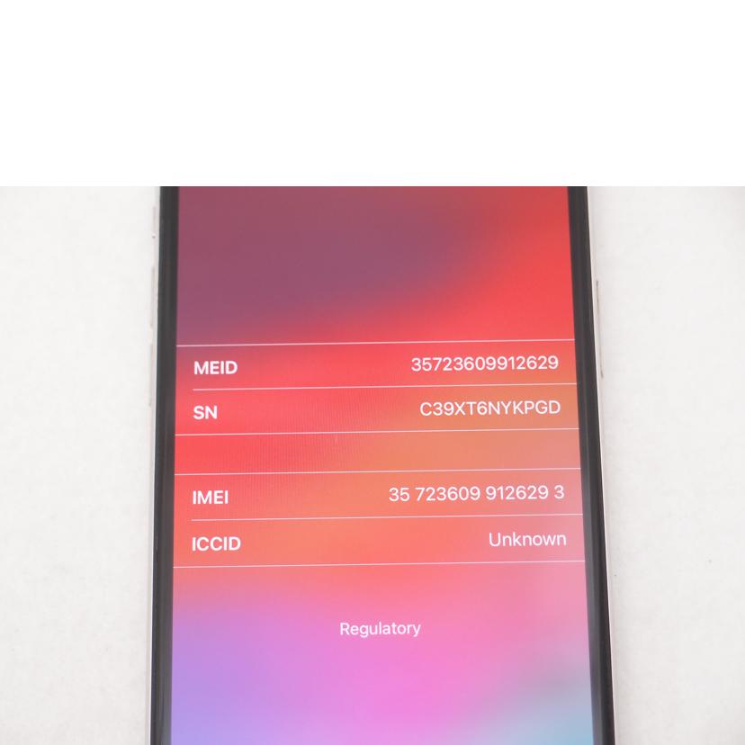 Apple/iPhone　Xs　64GB　SIMロック解除済／スマートフォン/MTAX2J/A//C39XT6NYKPGD/ABランク/69