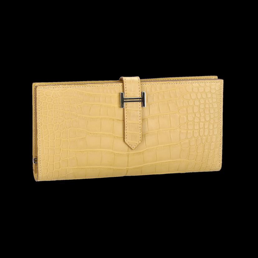 HERMES　 エルメス/ベアンスフレ／アリゲーター／ミエル/048601CK//Z(2*****/Aランク/82