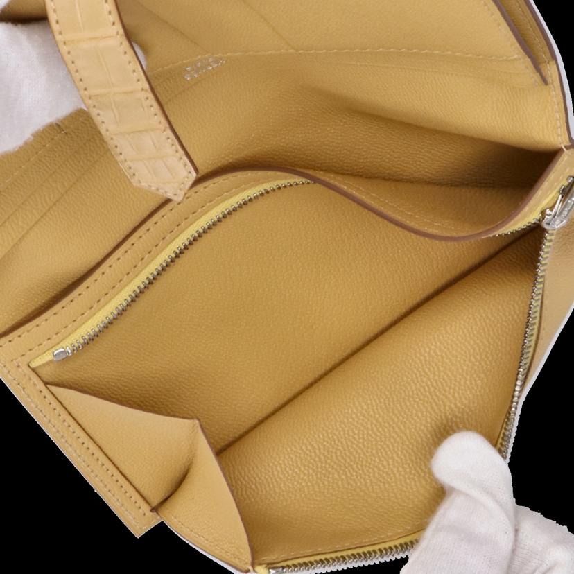 HERMES　 エルメス/ベアンスフレ／アリゲーター／ミエル/048601CK//Z(2*****/Aランク/82