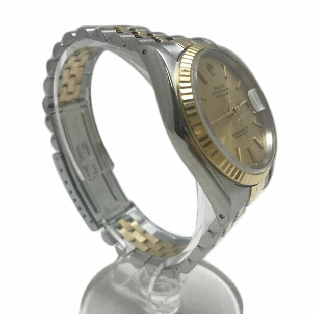 ROLEX ロレックス/デイトジャスト　シャンパンゴールド文字盤/16233//W30****/ABランク/51