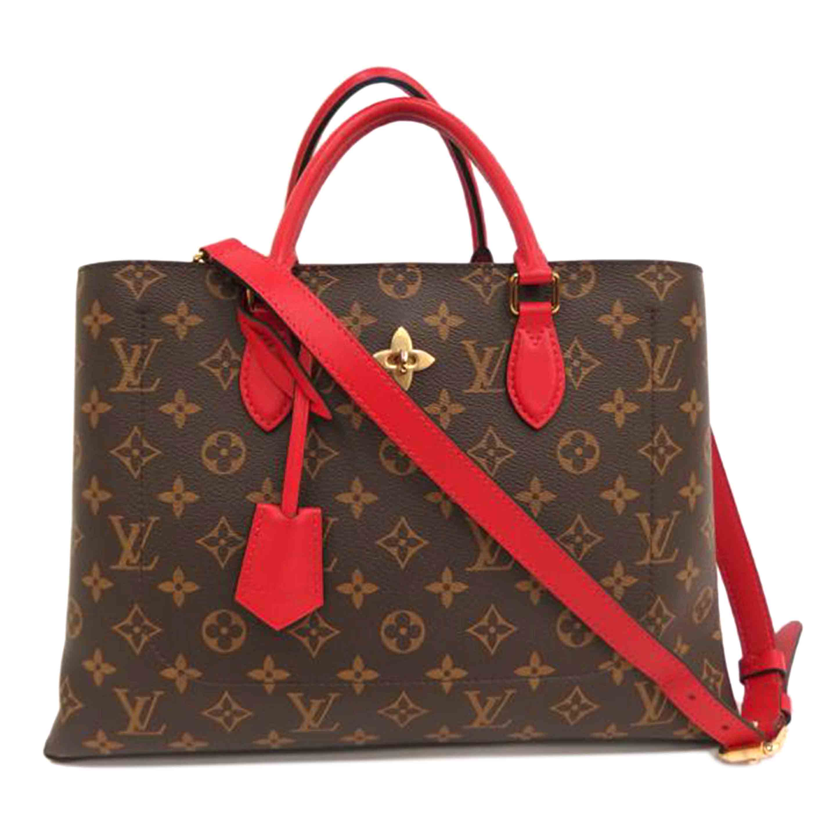 LV ｳﾞｨﾄﾝ/フラワージップトート／モノグラム/M43553//SR1***/ABランク/82