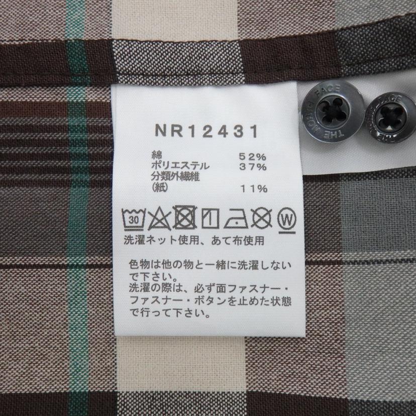 THE　NORTHFACE/L／Sマドラスシャツ/NR12431//Sランク/77