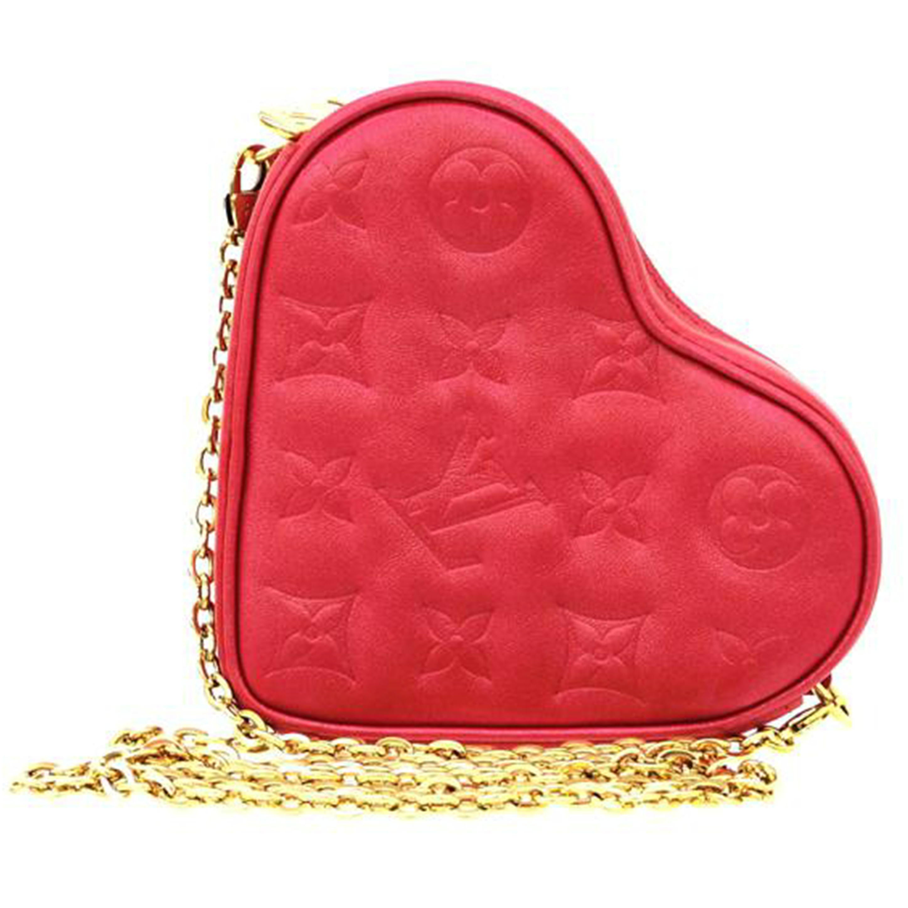 LOUIS VUITTON ルイヴィトン/ハートオンチェーン/M80837//RFI*/Aランク/75