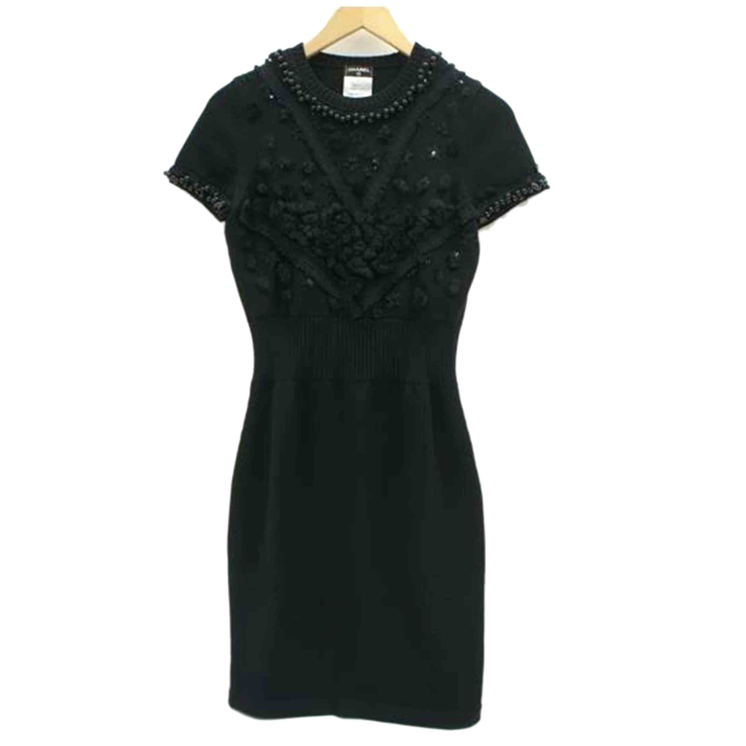 CHANEL シャネル/ビジュ付ニットワンピ/P36973K02347//943**/ABランク/85