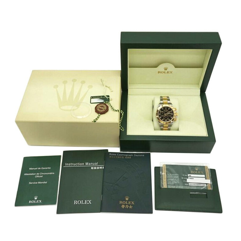 ROLEX ロレックス/コスモグラフ・デイトナ・ブラック／SS×YG／G番/116523//G41**********/Aランク/81