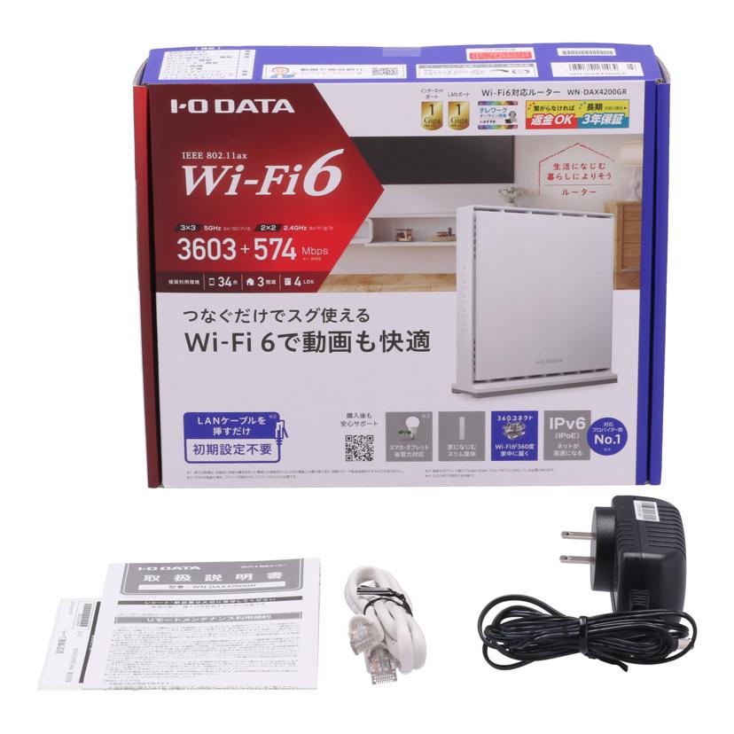 I．O　DATA アイオーデータ　/無線LANルーター/WN-DAX4200GR//15NA00161269/ABランク/65