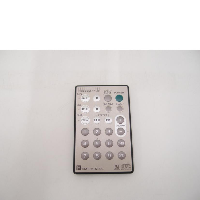 SONY ソニー/CELEBLITY　II／MD，CDプレーヤー/MD-7000//A211383/ABランク/69