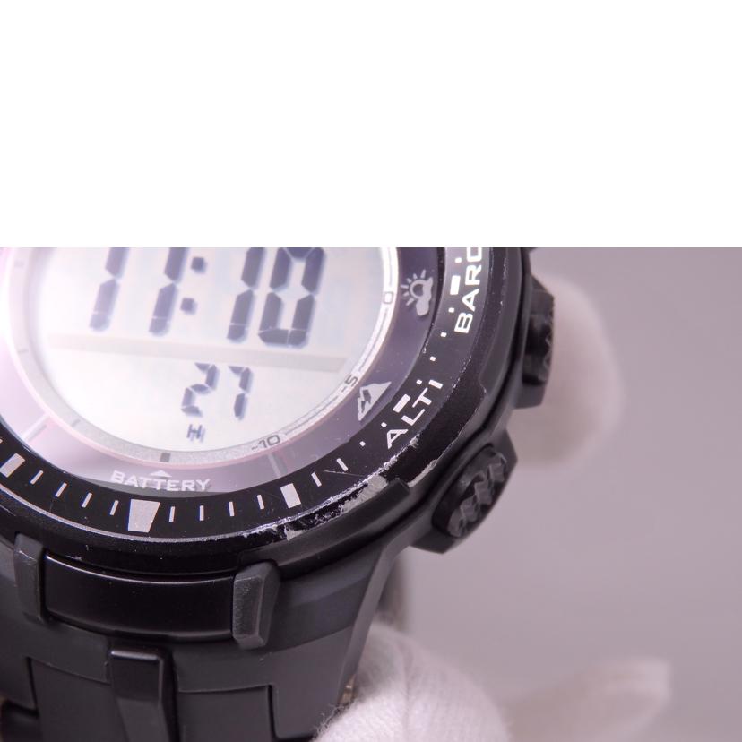 PRO　TREK プロトレック/メンズ時計／ラバー／電波ソーラー/PRW-3000//Bランク/76