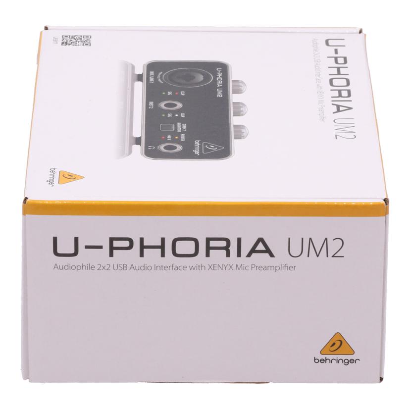 BEHRINGER ベリンガー/オーディオインターフェース/U-PHORIA UM2//240500727AVV/Sランク/24