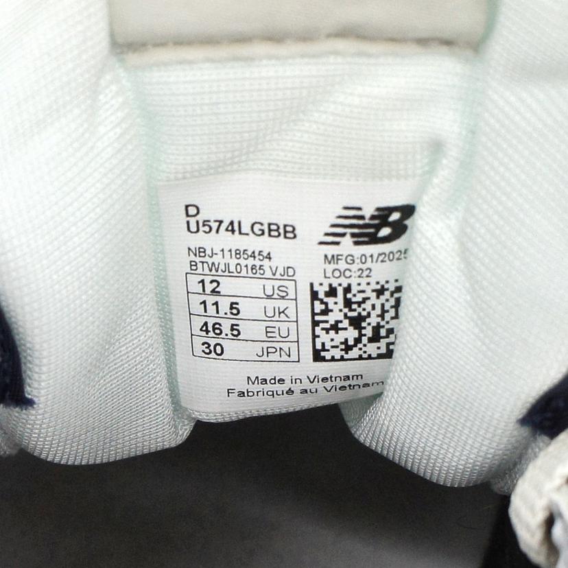 new　balance ニューバランス/574　スエード　ローカット　スニーカー／30．0cm／ネイビー/U547LGBB//ABランク/01