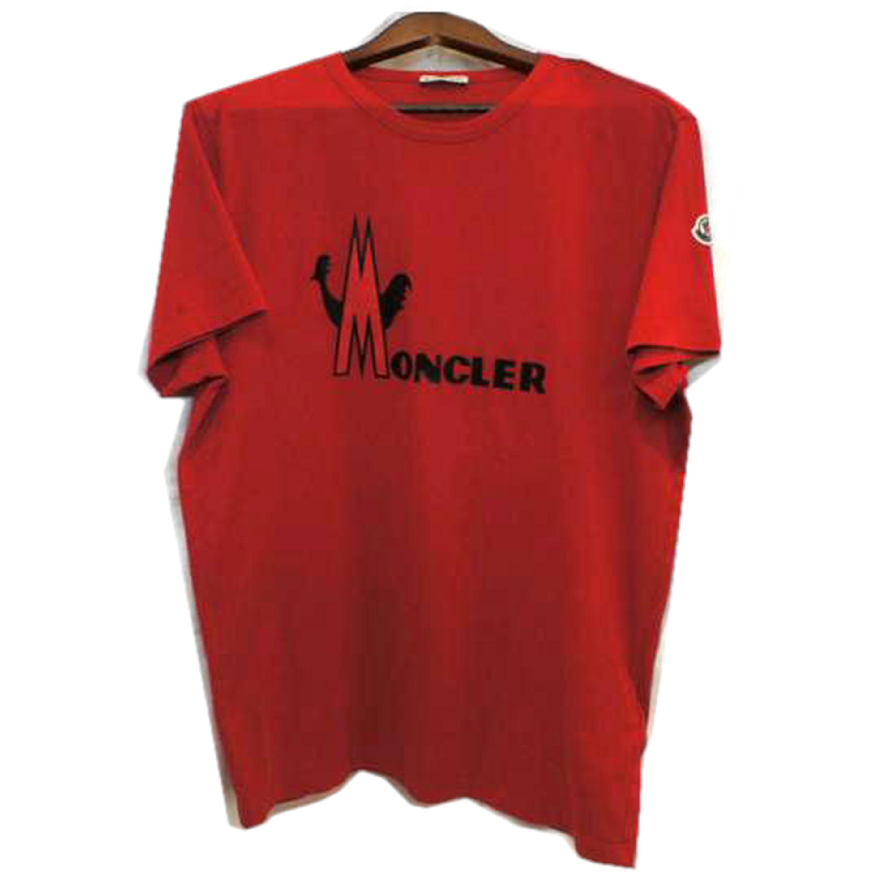 MONCLER モンクレール/MAGLIA　T－SHIRS　レッドロゴTシャツ//Aランク/92