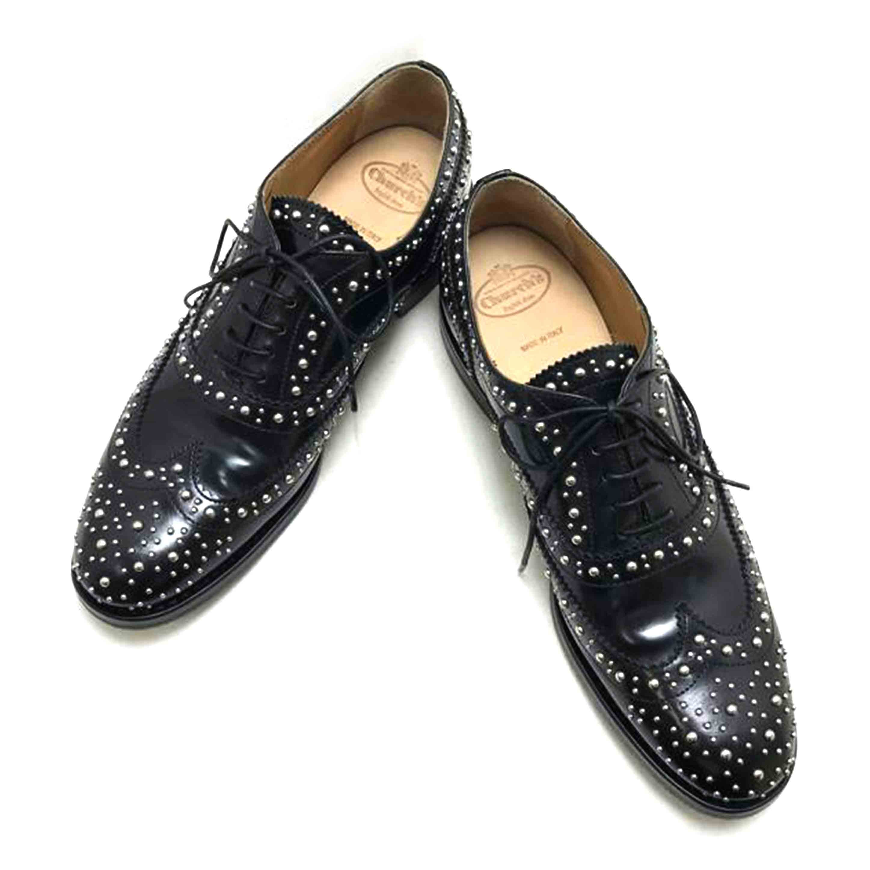 Church＇s チャーチ/BURWOOD　MET　BLK　POLISHED/8746-01//ABランク/51