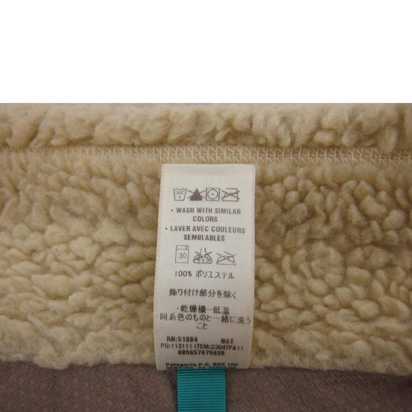 Patagonia パタゴニア/レトロXフリースベスト／アイボリー×レッド/23047FA11//Bランク/04