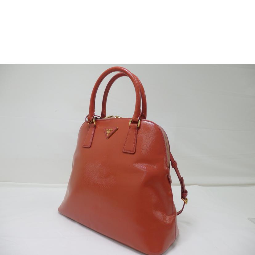 PRADA プラダ/パテントレザー／2wayハンドバッグ//180/ABランク/84