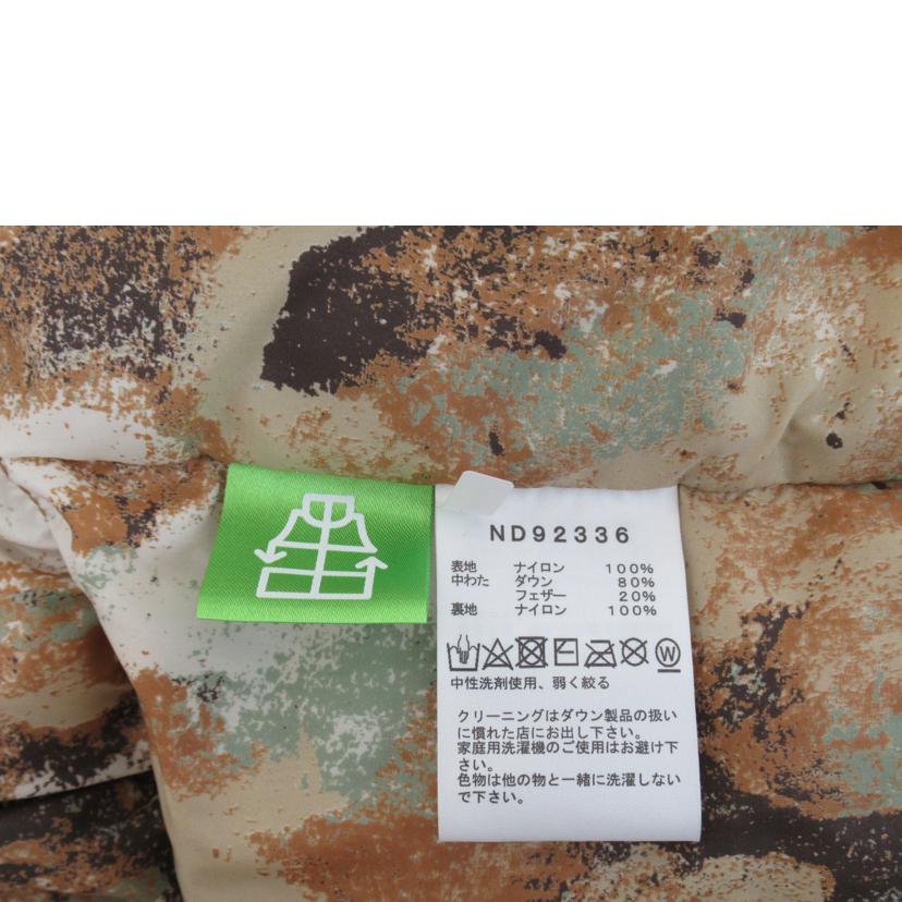 THE　NORTH　FACE/ダウンジャケット／THE　NORTH　FACE／ベージュ迷彩柄//ND92336/Aランク/63
