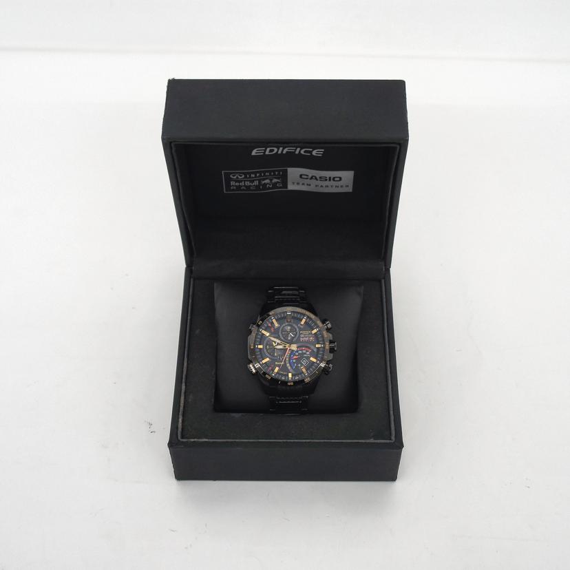 CASIO カシオ/エディフィス　インフィニティ　レッドブル　レーシング／SS／ソーラー/EQB-500RBK-1AJR//Bランク/01