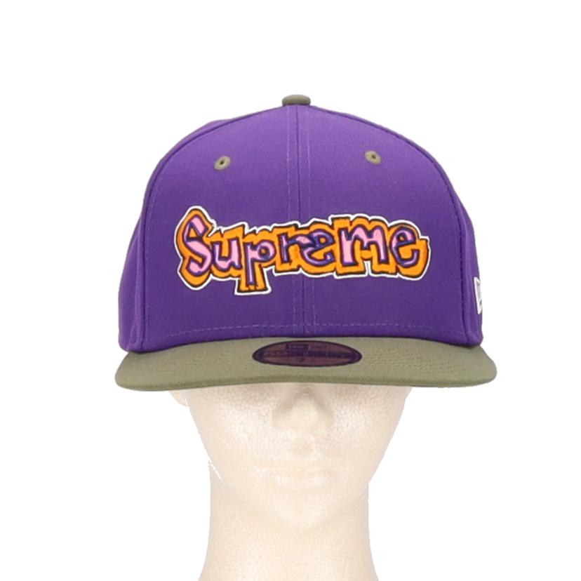 Supreme　×　NEWERA シュプリーム × ニューエラ/Supreme×NEWERA　Gonz　Logo　キャップ//Bランク/19