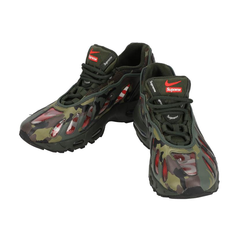 NIKE×Supreme ナイキ×シュプリーム/エアマックス96／ダークアーミ／ローカットスニーカー/CV7652-300//ABランク/18