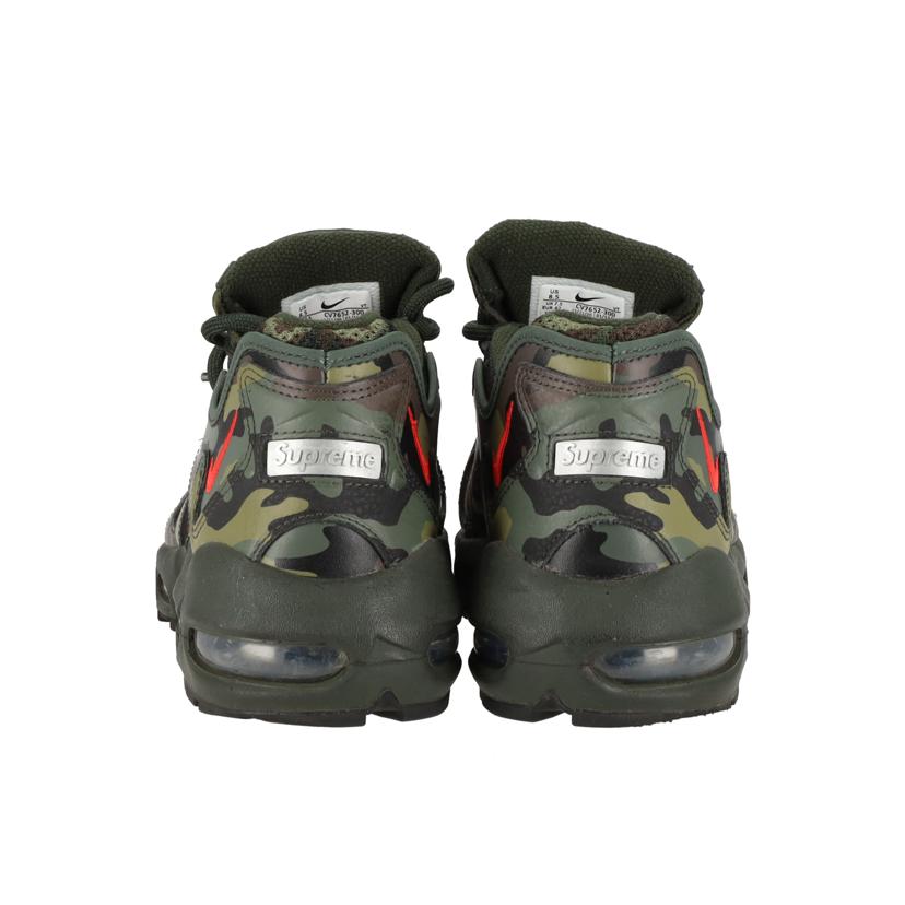 NIKE×Supreme ナイキ×シュプリーム/エアマックス96／ダークアーミ／ローカットスニーカー/CV7652-300//ABランク/18
