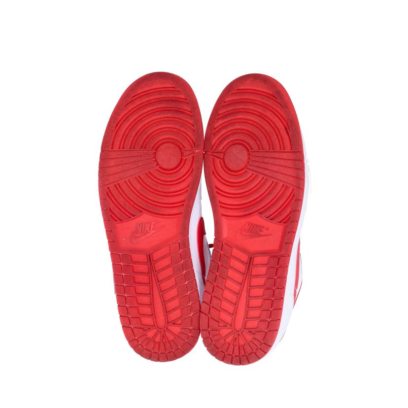 NIKE ナイキ/エアジョーダン1レトロ／ローカットスニーカー／ホワイト×レッド/CZ0790-161//ABランク/18